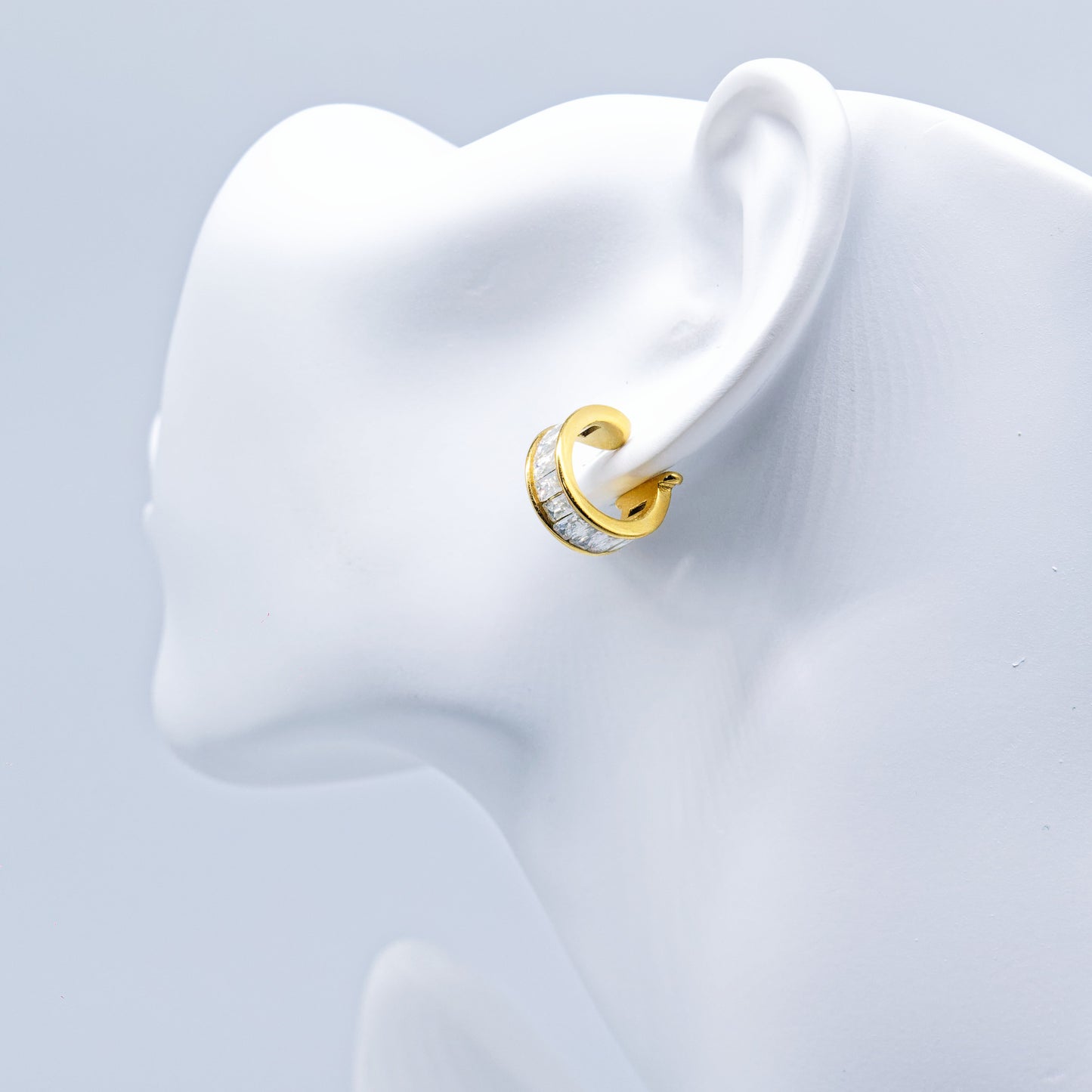 Aya | Boucles d'oreilles en acier inoxydable