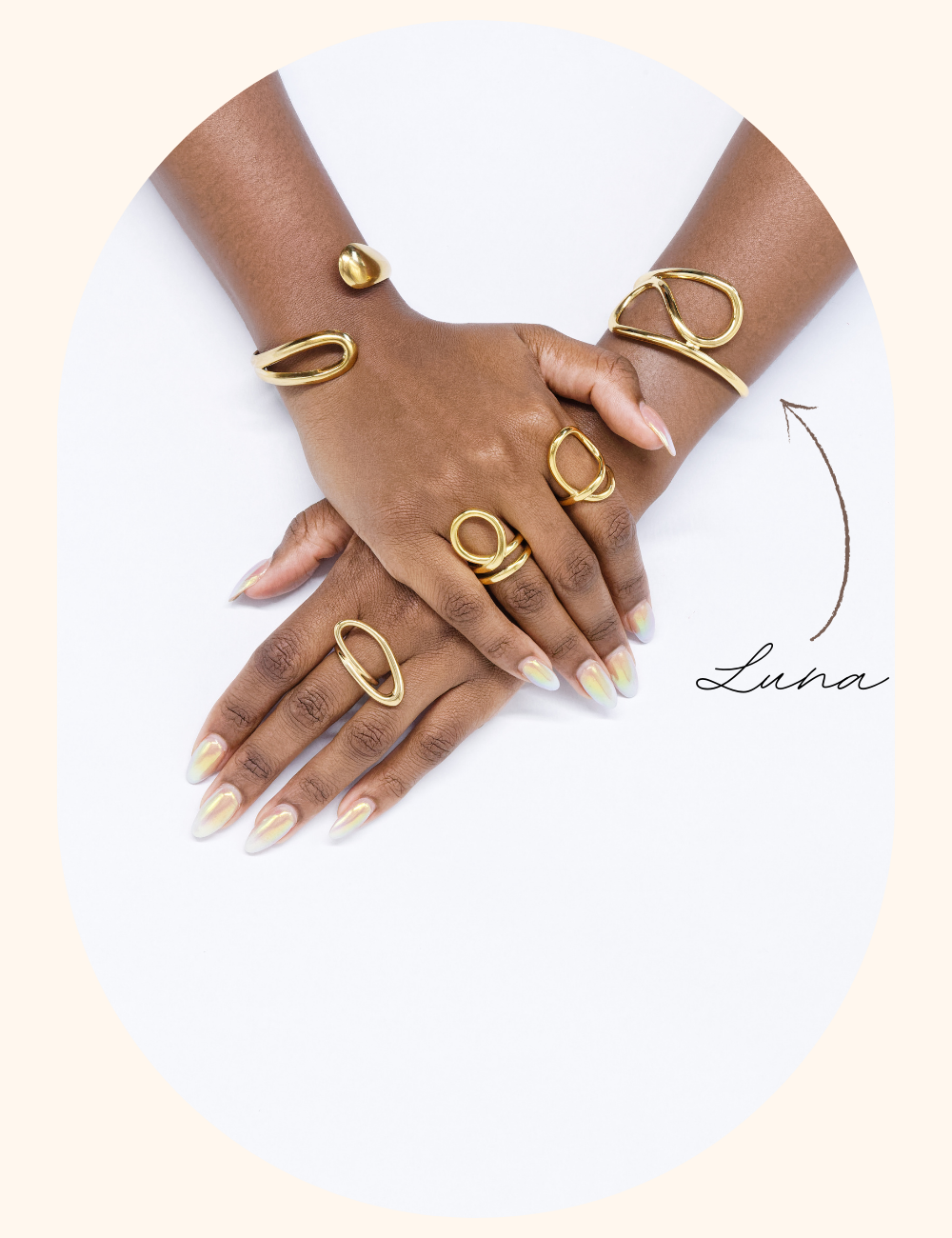 Luna | Bracelet en acier inoxydable