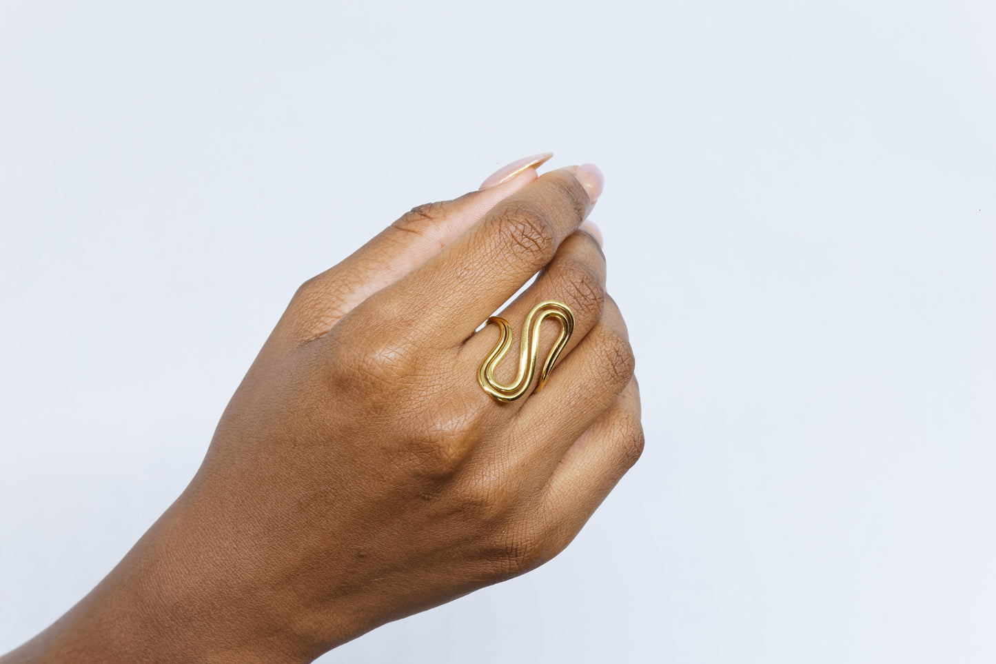 Cléo | Bague en acier inoxydable