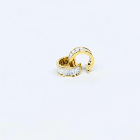 Aya | Boucles d'oreilles en acier inoxydable