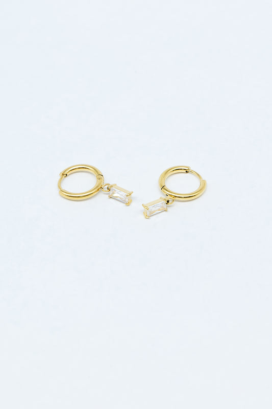 Clara | Boucles d'oreilles en acier inoxydable