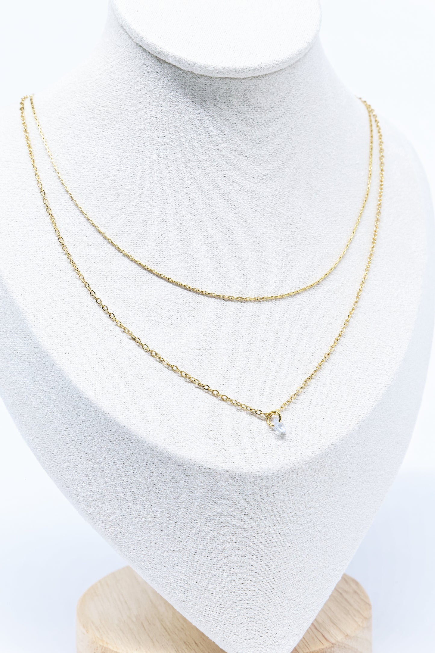 Soleil d'or | Collier en acier inoxydable