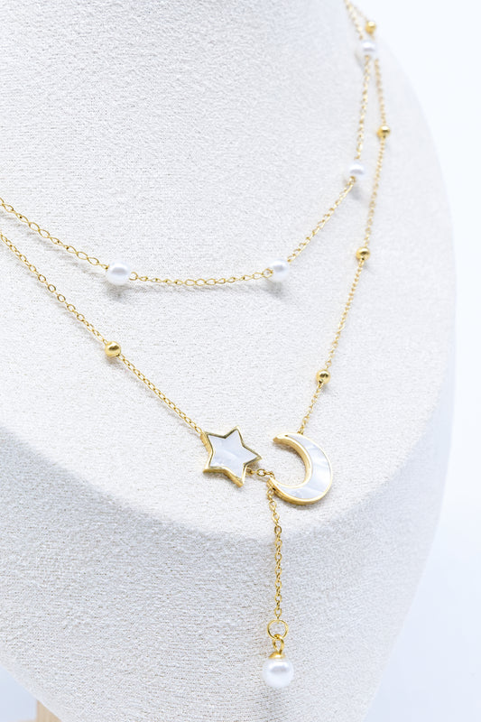Céleste | Collier en acier inoxydable