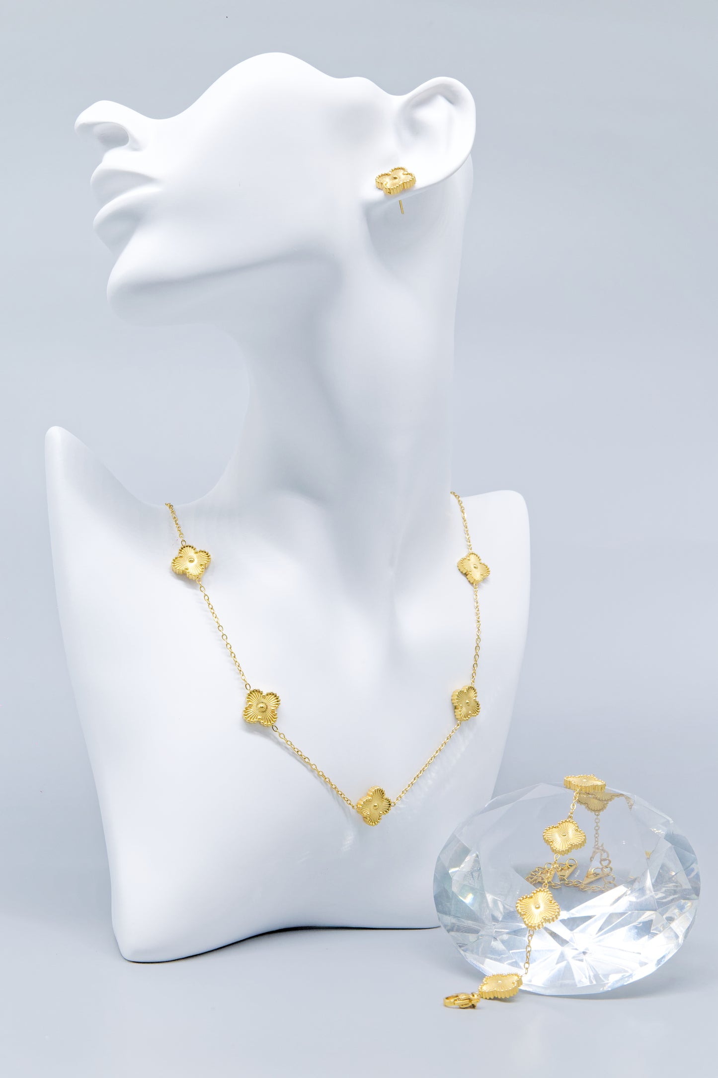 Dahlia | Parure en acier inoxydable