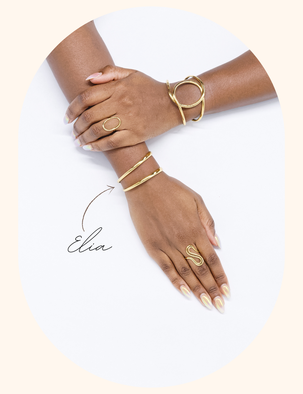 Elia | Bracelet en acier inoxydable